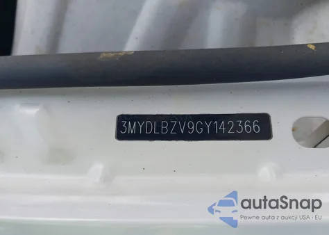 2016 Scion Ia from USA, damaged, VIN 3MYDLBZV9GY142366